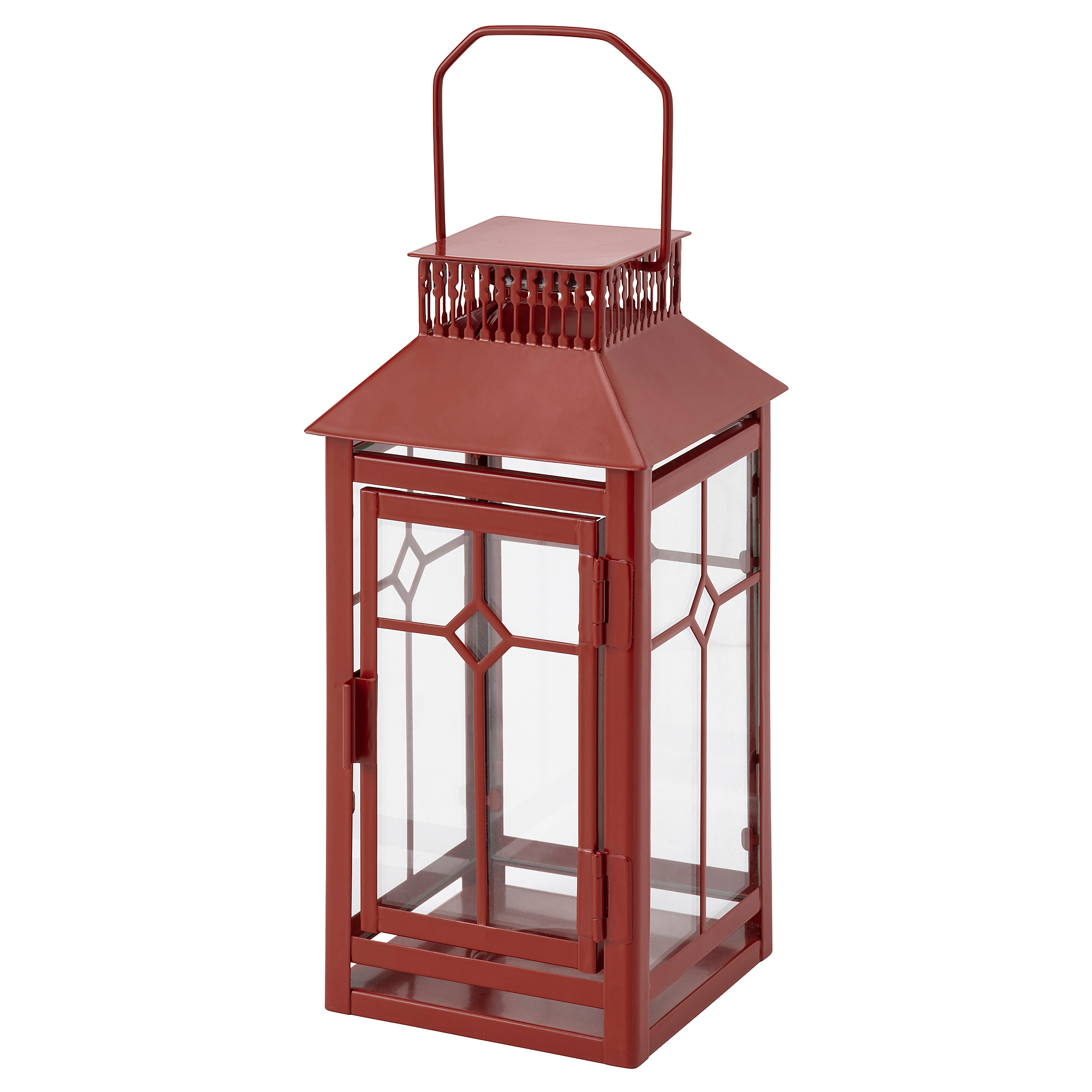 紅色小蠟燭燭台室內/戶外用｜22cm