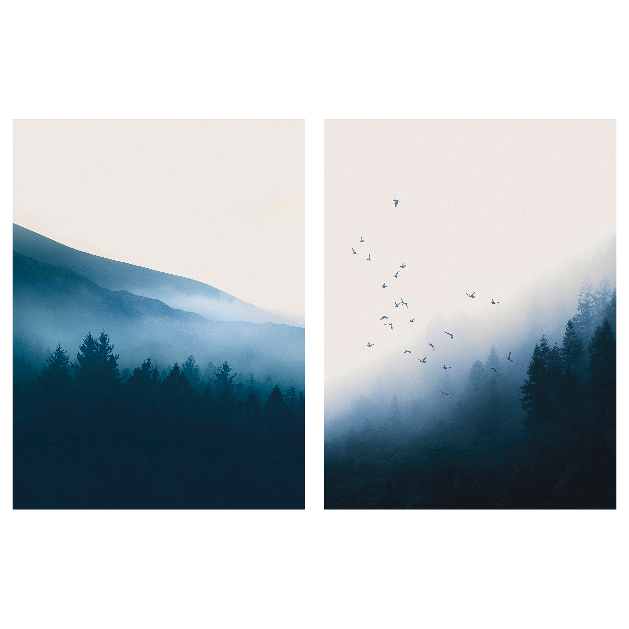 黎明薄霧無框畫｜30x40cm